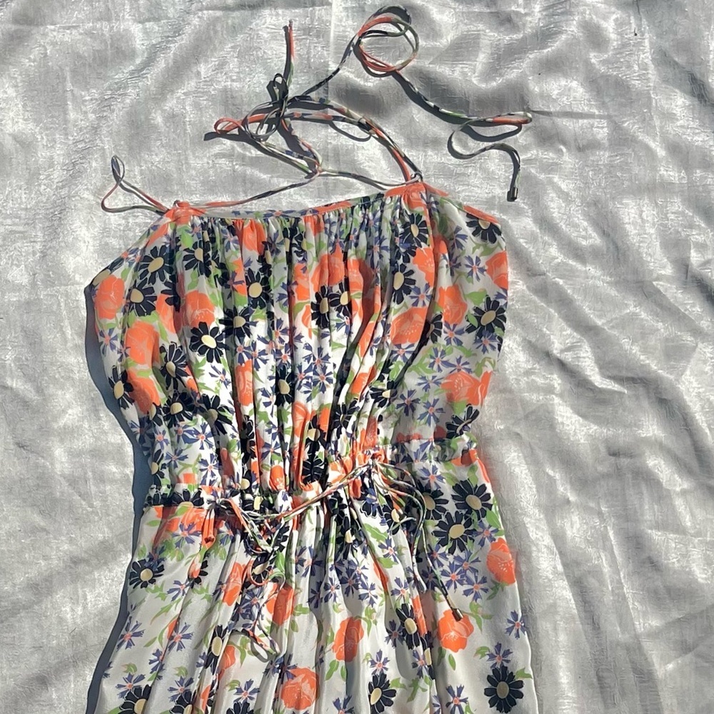 Elevenses 100% Silk Floral Jumpsuit - Picture 2 of 8